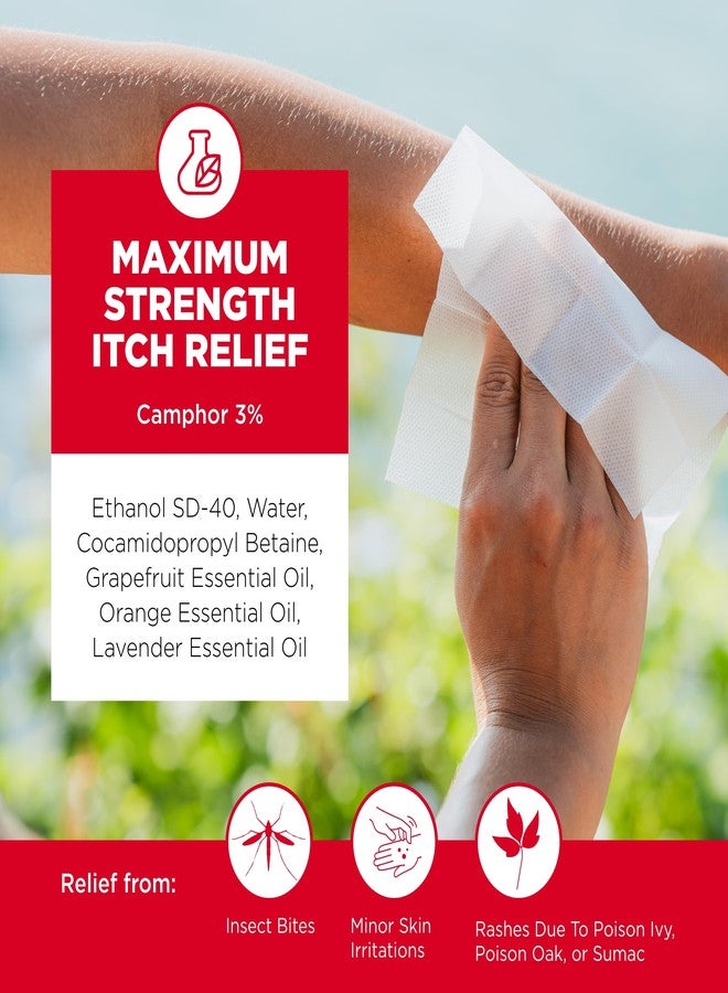 After Bite After Ivy Relief & Treatment Wipes - Fast Itch Relief for Poison Ivy, Oak & Sumac - 32 Count Portable Wipes for Outdoor Adventures - Image 4